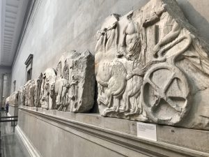 Carvings from the Greek Parthenon in the British Museum